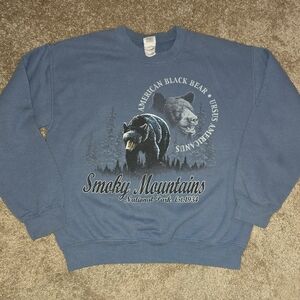 Smoky Mountains Blue Bear Sweatshirt